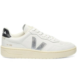 Veja ���F�W�� ���f�B�[�X �X�j�[�J�[ �yVeja V-90 OT White Silver Black (Women's)�z �T�C�Y EU_40(25.5cm) White/Silver//Black