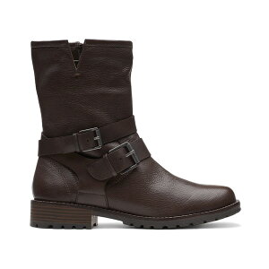 Clarks N[NX fB[X Xj[J[ yClarks Clarkwell Mid Dark Brown Leather (Women's)z TCY US_8.5(25.5cm) Dark Brown