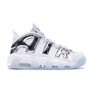 Nike iCL fB[X Xj[J[ yNike Air More Uptempo Chrome White (Women's)z TCY US_8.5(25.5cm) White/Chrome-Blue Tint