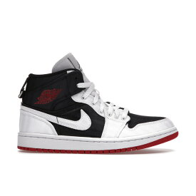 Jordan ジョーダン レディース スニーカー 【Jordan 1 Mid SE Utility】 サイズ US_9.5W(26.5cm) Canvas White Black Gym Red (Women's)