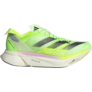 adidas �A�f�B�_�X ���f�B�[�X �X�j�[�J�[ �yadidas Adizero Adios Pro 3 Aurora Black Zero Metalic Lucid Lemon (Women's)�z �T�C�Y US_7.5(24.5cm) Aurora Black/Zero Metalic/Lucid Lemon