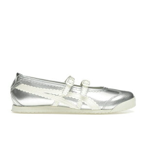 ASICS �A�V�b�N�X ���f�B�[�X �X�j�[�J�[ �yOnitsuka Tiger Mexico 66 TGRS Silver Cream (Women's)�z �T�C�Y US_5(22.0cm) Silver/Cream