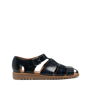 �p���u�[�c �����Y �T���_�� �V���[�Y Buckle-fastening cut-out sandals Blue