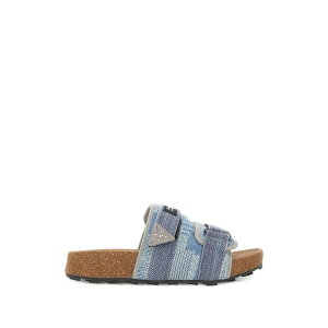 �t�����[�}�E���e�� �����Y �X���b�|���E���[�t�@�[ �V���[�Y Niwa jacquard flat sandals Blue