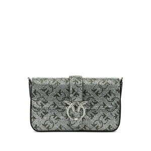 �s���R ���f�B�[�X �V�����_�[�o�b�O �o�b�O Embellished cross body bag Silver