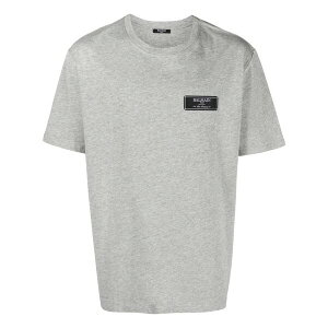 �o���}�� �����Y T�V���c �g�b�v�X Logo-patch m??lange t-shirt Grey