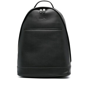 �J���o���N���C�� �����Y �o�b�N�p�b�N�E�����b�N�T�b�N �o�b�O Logo-plaque leather backpack Black