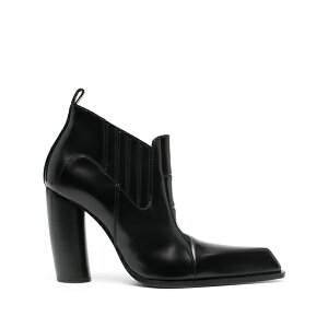 �I�t�z���C�g ���f�B�[�X �u�[�c �V���[�Y Moon beatle shade 95mm leather ankle boots Black