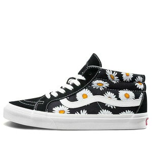 Vans �o���Y �����Y �X�j�[�J�[ �yVans SK8-Mid Flower Pattern 'Black White' VN0A391FTOZ�z �T�C�Y US_10.5(28.5cm)