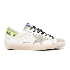 Golden Goose ゴールデングース メンズ スニーカー 【Golden Goose Super-Star】 サイズ EU_41(26.0cm) White Snake Skin Green