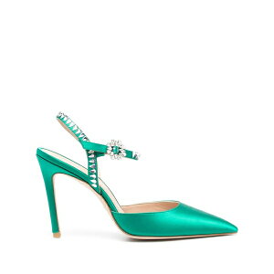 �X�`���A�[�g ���C�c�}�� ���f�B�[�X �p���v�X �V���[�Y Gemcut 100mm ankle-strap pumps Green