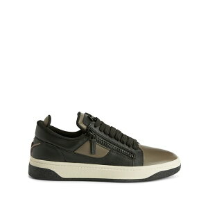 �W���[�b�y�U�m�b�e�B �����Y �X�j�[�J�[ �V���[�Y Gz94 double-zip low-top sneakers Brown