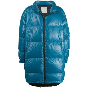 �p�E�� �����Y �R�[�g �A�E�^�[ Oversized quilted coat Blue