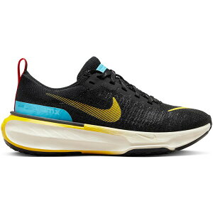 Nike �i�C�L ���f�B�[�X �X�j�[�J�[ �yNike ZoomX Invincible Run 3 Black Baltic Blue Yellow (Women's)�z �T�C�Y US_9.5(26.5cm) Black/Anthracite/Baltic Blue/White