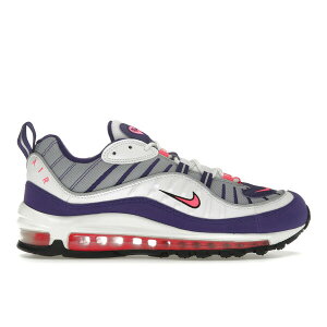 Nike �i�C�L ���f�B�[�X �X�j�[�J�[ �yNike Air Max 98 Raptors (Women's)�z �T�C�Y US_7.5(24.5cm) White/Racer Pink-Reflect Silver-Black