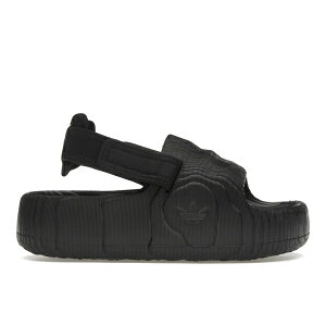 adidas �A�f�B�_�X ���f�B�[�X �X�j�[�J�[ �yadidas Adilette 22 XLG Slides Core Black (Women's)�z �T�C�Y US_9(26.0cm) Core Black/Core Black/Core Black