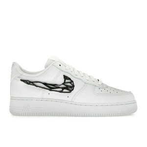 Nike �i�C�L ���f�B�[�X �X�j�[�J�[ �yNike Air Force 1 Low Liquid Metal Swoosh (Women's)�z �T�C�Y US_W_10 White/Black