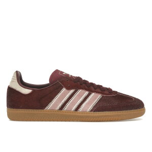 adidas �A�f�B�_�X ���f�B�[�X �X�j�[�J�[ �yadidas Samba OG Maroon Sand Strata Pony (Women's)�z �T�C�Y US_W_12 Sand Strata/Maroon/Warm Clay