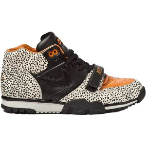 Nike �i�C�L �����Y �X�j�[�J�[ �yNike Air Trainer 1 Mid Safari�z �T�C�Y US_10(28.0cm) Tan/Beige/Black Charcoal