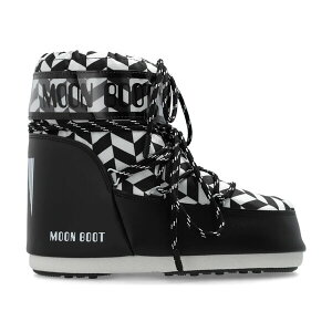 Moon Boot ���[���u�[�c �����Y �X�j�[�J�[ �yMoon Boot Icon Low Boot Optical Panda�z �T�C�Y US_M_39/41 Panda