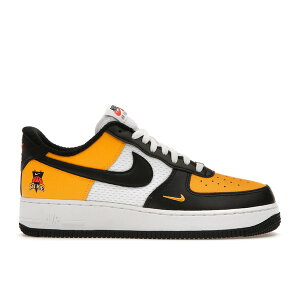 Nike �i�C�L �����Y �X�j�[�J�[ �yNike Air Force 1 Low '07 LV8 Black Gold Jersey Mesh�z �T�C�Y US_10.5(28.5cm) Black/University Gold/White