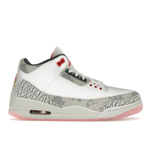 Jordan �W���[�_�� �����Y �X�j�[�J�[ �yJordan 3 Retro Wings�z �T�C�Y US_M_14 White/Fire Red/Off White/Vintage Green/Rose