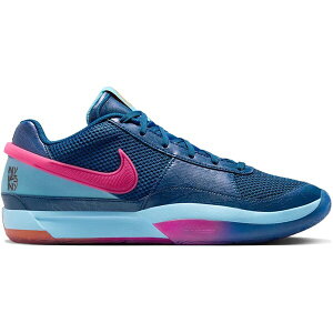 Nike �i�C�L �����Y �X�j�[�J�[ �yNike Ja 1 NY vs. NY�z �T�C�Y US_5.5(23.5cm) Court Blue/Hyper Pink/Aquarius Blue/Black/Bright Mandarin