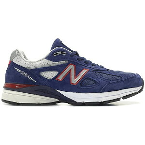 New Balance �j���[�o�����X �����Y �X�j�[�J�[ �yNew Balance 990v4 Navy Red�z �T�C�Y US_8(26.0cm) Blue/Red