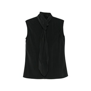 �A���x���^ �t�F���b�e�B ���f�B�[�X �V���c �g�b�v�X Tie-detail sleeveless top Blue
