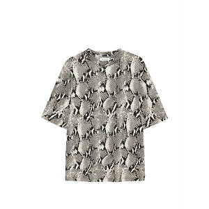 �A�j�[�r�� ���f�B�[�X T�V���c �g�b�v�X Washed python tee t-shirt Grey