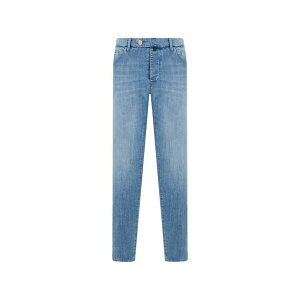 �X���[�E�G�A �����Y �f�j���p���c �{�g���X Faded-effect straight-leg jeans Blue
