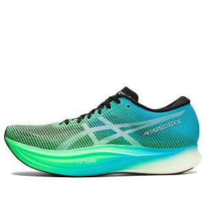 ASICS AVbNX Y Xj[J[ BLUE/GREEN yASICS Metaspeed Edge+ 'Black New Leaf' 1013A116-001z TCY US_12(30.0cm)