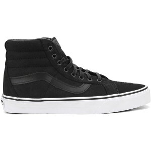 Vans �o���Y �����Y �X�j�[�J�[ �yVans Sk8-Hi Zip Premium Leather Black�z �T�C�Y US_M_4 Black/True White