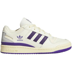 adidas �A�f�B�_�X �����Y �X�j�[�J�[ �yadidas Forum Low CL Cream White Collegiate Purple Warm Vanilla�z �T�C�Y US_6.5(24.5cm) Cream White/Collegiate Purple/Warm Vanilla