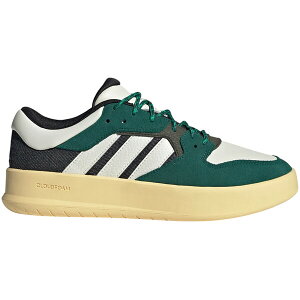 adidas �A�f�B�_�X �����Y �X�j�[�J�[ �yadidas Court 24 Collegiate Green Off White Night Cargo�z �T�C�Y US_8.5(26.5cm) Collegiate Green/Off White/Night Cargo