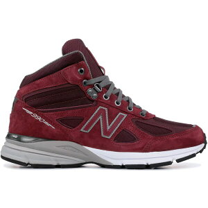 New Balance �j���[�o�����X �����Y �X�j�[�J�[ �yNew Balance 990v4 Mid Burgundy�z �T�C�Y US_10(28.0cm) Burgundy/White