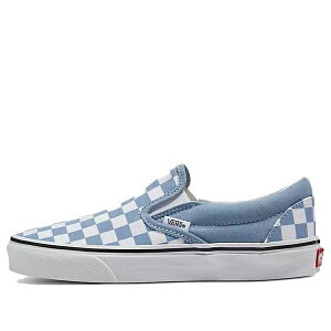 Vans �o���Y �����Y �X�j�[�J�[ �yVans Classic Slip-On 'Color Theory Checkerboard Dusty Blue' VN000BVZDSB�z �T�C�Y US_9(27.0cm)