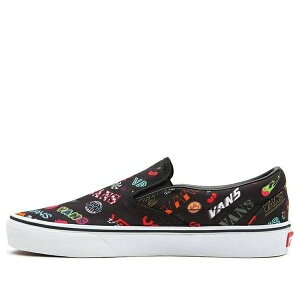 Vans �o���Y �����Y �X�j�[�J�[ �yVans Disruptive Classic Slip-on Black VN0A33TB43D�z �T�C�Y US_M_4.5