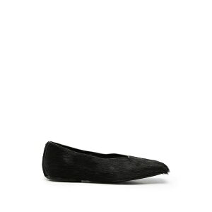���b�N�I�E�G���X ���f�B�[�X �T���_�� �V���[�Y Square-toe ballet flats Black