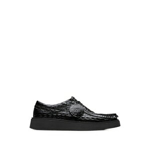 �N���[�N�X �����Y �h���X�V���[�Y �V���[�Y X martine rose torview croc-effect derby shoes Black