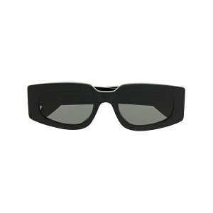 ���g���X�[�p�[�t���[�`���[ �����Y �T���O���X�E�A�C�E�F�A �A�N�Z�T���[ Rectangle-frame tinted sunglasses Black