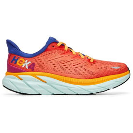 Hoka One One ホカオネオネ レディース スニーカー 【Hoka One One Clifton 8】 サイズ US_W_7W Fiesta Orange Purple (Women's)