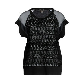 【送料無料】 ジャンバティスタ ヴァリ レディース カットソー トップス T-shirts Black