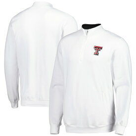 コロシアム メンズ ジャケット＆ブルゾン アウター Texas Tech Red Raiders Colosseum Tortugas Logo QuarterZip Jacket White
