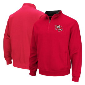 コロシアム メンズ ジャケット＆ブルゾン アウター Western Kentucky Hilltoppers Colosseum Tortugas QuarterZip Sweatshirt Red