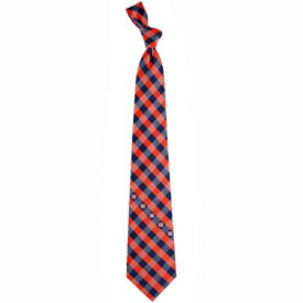 エーグルウィング メンズ ネクタイ アクセサリー Auburn Tigers Woven Checkered Tie Navy Blue/Orange