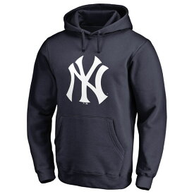 ファナティクス メンズ パーカー・スウェットシャツ アウター New York Yankees Team Color Primary Logo 2 Pullover Hoodie Navy