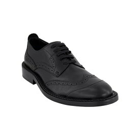 カールラガーフェルド メンズ スニーカー シューズ Men's Leather Wingtip Dress Shoes Black