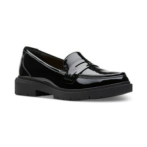 N[NX fB[X T_ V[Y Women's Westlynn Ayla Round-Toe Penny Loafers Black Patent