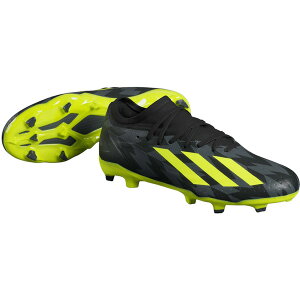 adidas �A�f�B�_�X �����Y �X�j�[�J�[ �yadidas X CrazyFast .3 Injection FG Core Black Team Solar Yellow 2 Grey Five�z �T�C�Y US_7.5(25.5cm) Core Black/Team Solar Yellow 2/Grey Five